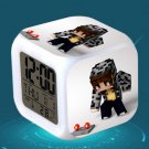 Minecraft Led Alarm Clock #16 Minecraft Cartoon Figures LED Alarm Clock
