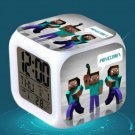 Minecraft Led Alarm Clock #20 Minecraft Cartoon Figures LED Alarm Clock