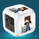 Minecraft Led Alarm Clock #23 Minecraft Cartoon Figures LED Alarm Clock