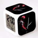 Deadpool Marvel Heroes Led Alarm Clock #01 Deadpool Movie Figures LED Alarm Clock