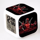 Deadpool Marvel Heroes Led Alarm Clock #03 Deadpool Movie Figures LED Alarm Clock