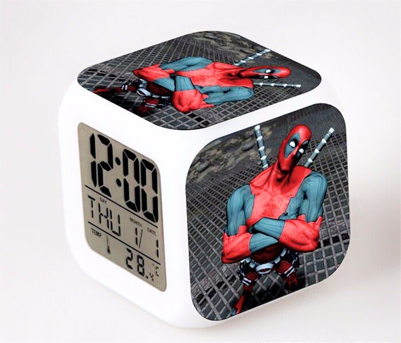 deadpool head alarm