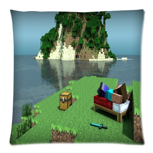 20"x20" Pillow Case Minecraft #27 Twin Side Cushion Case Bedroom Design