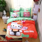 Twin Size Hello Kitty #14  Bedding Set Duvet Cover Pillow Case Bedsheet