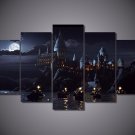 Harry Potter 5 Piece Wall Art Canvas Prints (10x15cm,  10x20cm, 10x25cm)