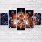 5 Pieces Retro Classics Movie 5 Piece Wall Art Canvas Prints Size B (NO FRAME)