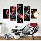 Deadpool Movie 5 Piece Wall Art Canvas Prints Size A (NO FRAME)