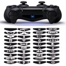 40 PCS LED Light Decal Skin Sticker for PlayStation 4 PS4 Controller