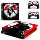 Dinosaurs New Design E Decal For Play Station 4 Slim Console + 2 Controller