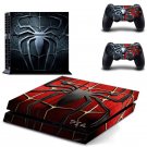 Spiderman New Design B Decal For Play Station 4 Slim Console + 2 Controller