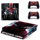 Spiderman New Design B Decal For Play Station 4 Slim Console + 2 Controller
