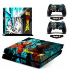 New Dragon Ball #44 Decal For Play Station 4 Console + 2+2 Controller