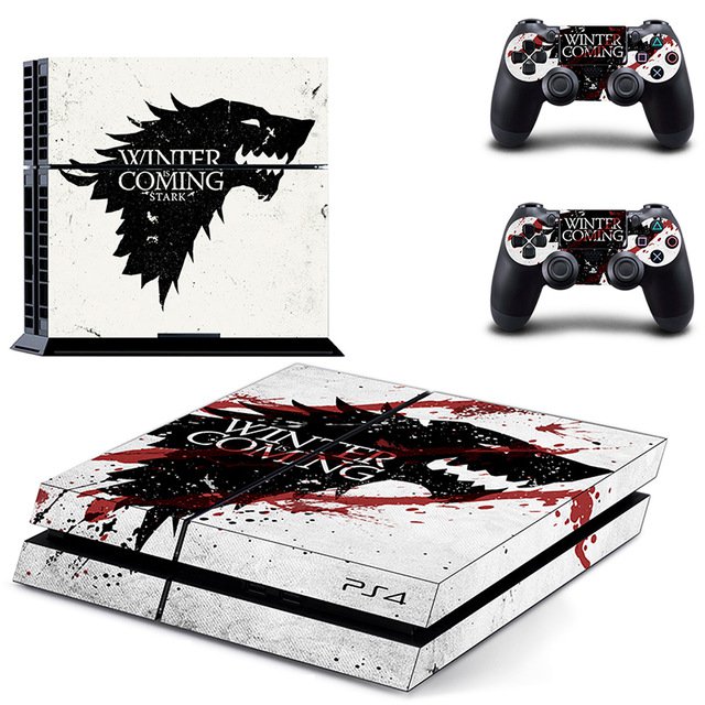 New Game of Thrones Design #10 Decal For Play Station 4 Console + 2 Controller