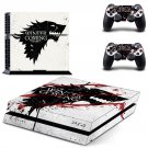 New Game of Thrones Design #10 Decal For Play Station 4 Console + 2 Controller