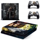 New Game of Thrones Design #12 Decal For Play Station 4 Console + 2 Controller