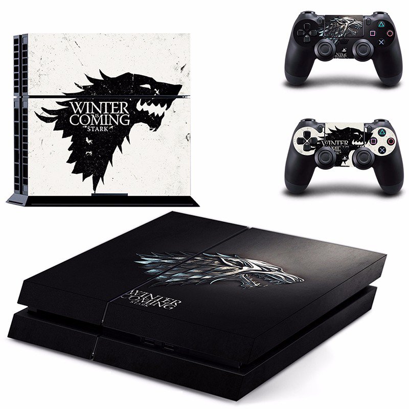 New Game of Thrones Design #13 Decal For Play Station 4 Console + 2 Controller