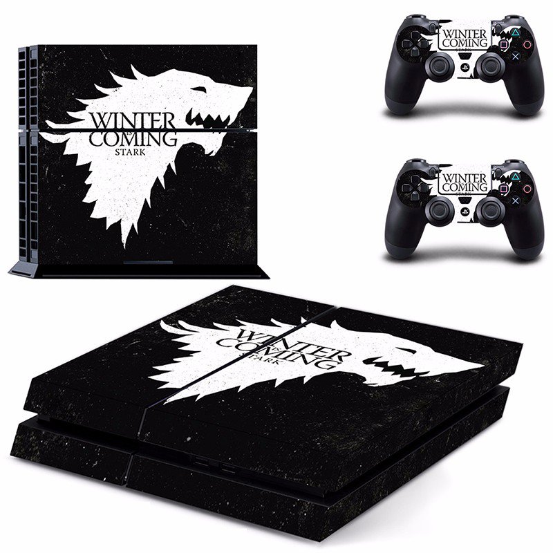 New Game of Thrones Design #14 Decal For Play Station 4 Console + 2 Controller