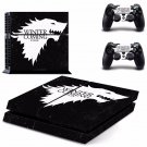 New Game of Thrones Design #14 Decal For Play Station 4 Console + 2 Controller