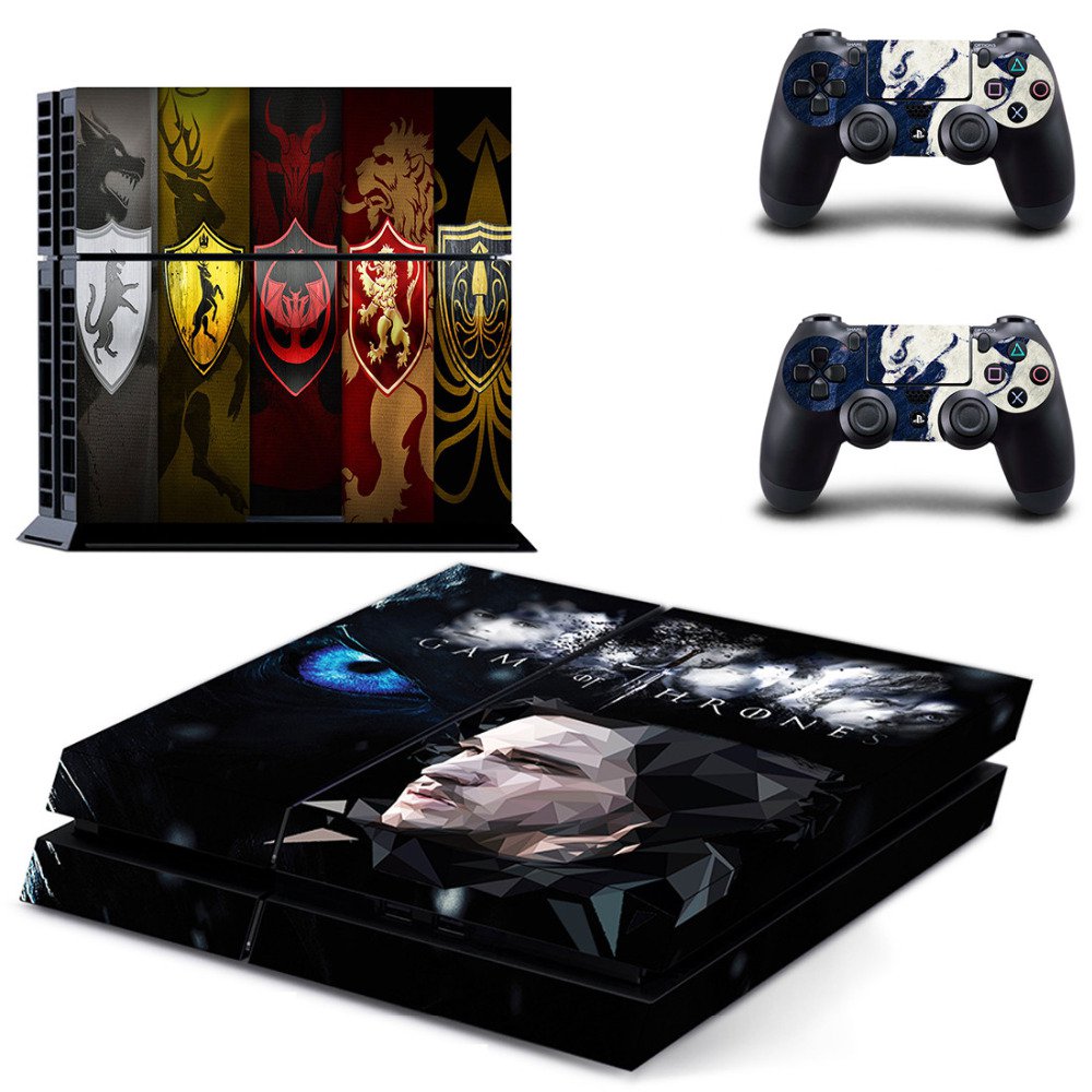 New Game of Thrones Design #16 Decal For Play Station 4 Console + 2 Controller