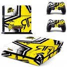 Rockstar SR Decal For Play Station 4 Console + 2 Controller