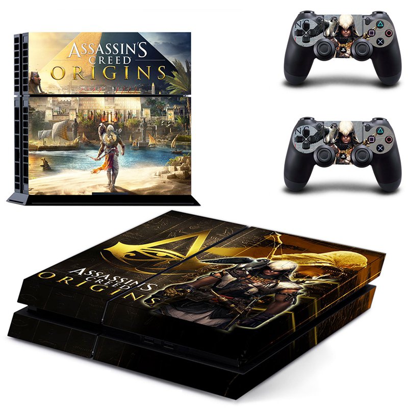 Assassin Creed New Design #01 Decal For Play Station 4 Console + 2 Controller