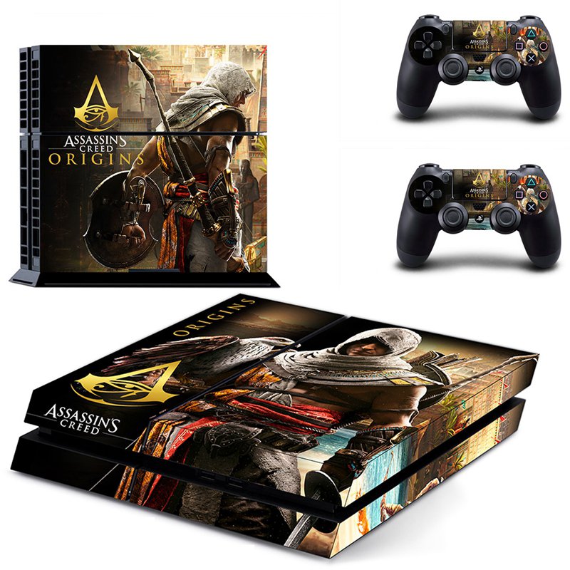 Assassin Creed New Design #02 Decal For Play Station 4 Console + 2 Controller
