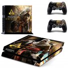 Assassin Creed New Design #02 Decal For Play Station 4 Console + 2 Controller