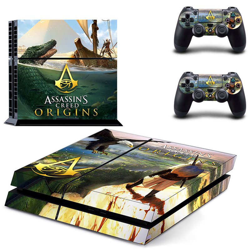 Assassin Creed New Design #03 Decal For Play Station 4 Console + 2 Controller