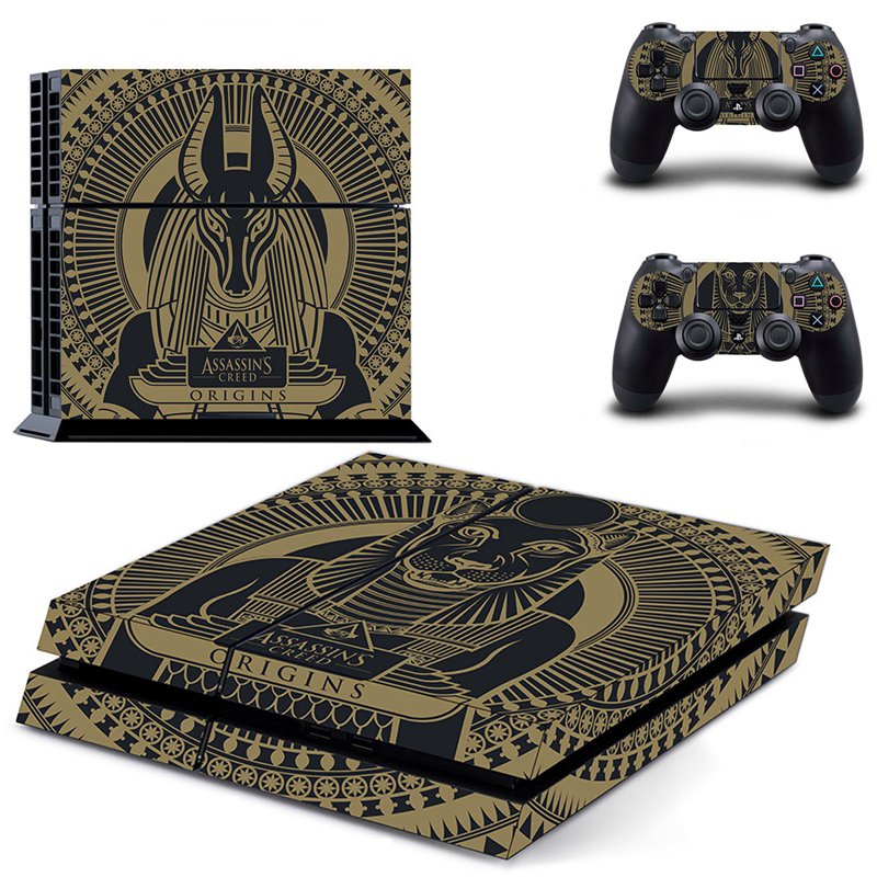 Assassin Creed New Design #04 Decal For Play Station 4 Console + 2 Controller