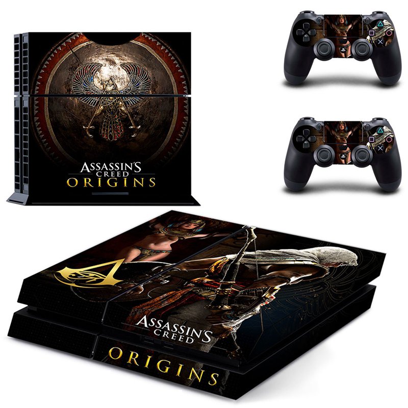 Assassin Creed New Design #05 Decal For Play Station 4 Console + 2 Controller