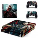 Assassin Creed New Design #07 Decal For Play Station 4 Console + 2 Controller