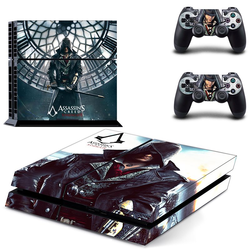Assassin Creed New Design #12 Decal For Play Station 4 Console + 2 Controller