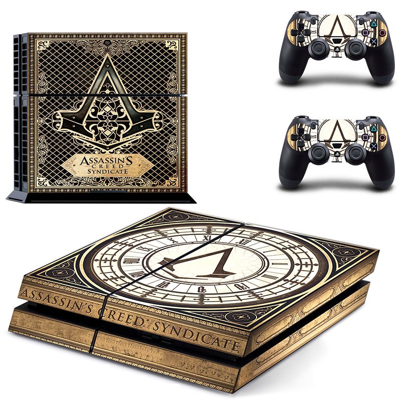 Assassin Creed New Design #14 Decal For Play Station 4 Console + 2 Controller
