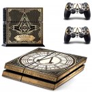 Assassin Creed New Design #14 Decal For Play Station 4 Console + 2 Controller