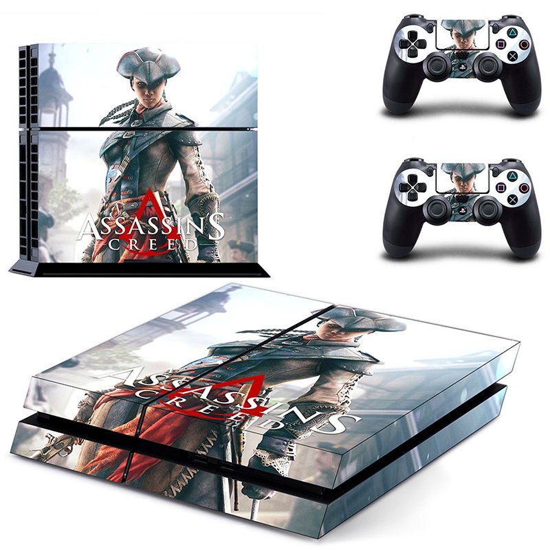 Assassin Creed New Design #15 Decal For Play Station 4 Console + 2 Controller
