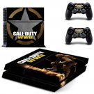 Call of Duty New Design #01 Decal For Play Station 4 Console + 2 Controller