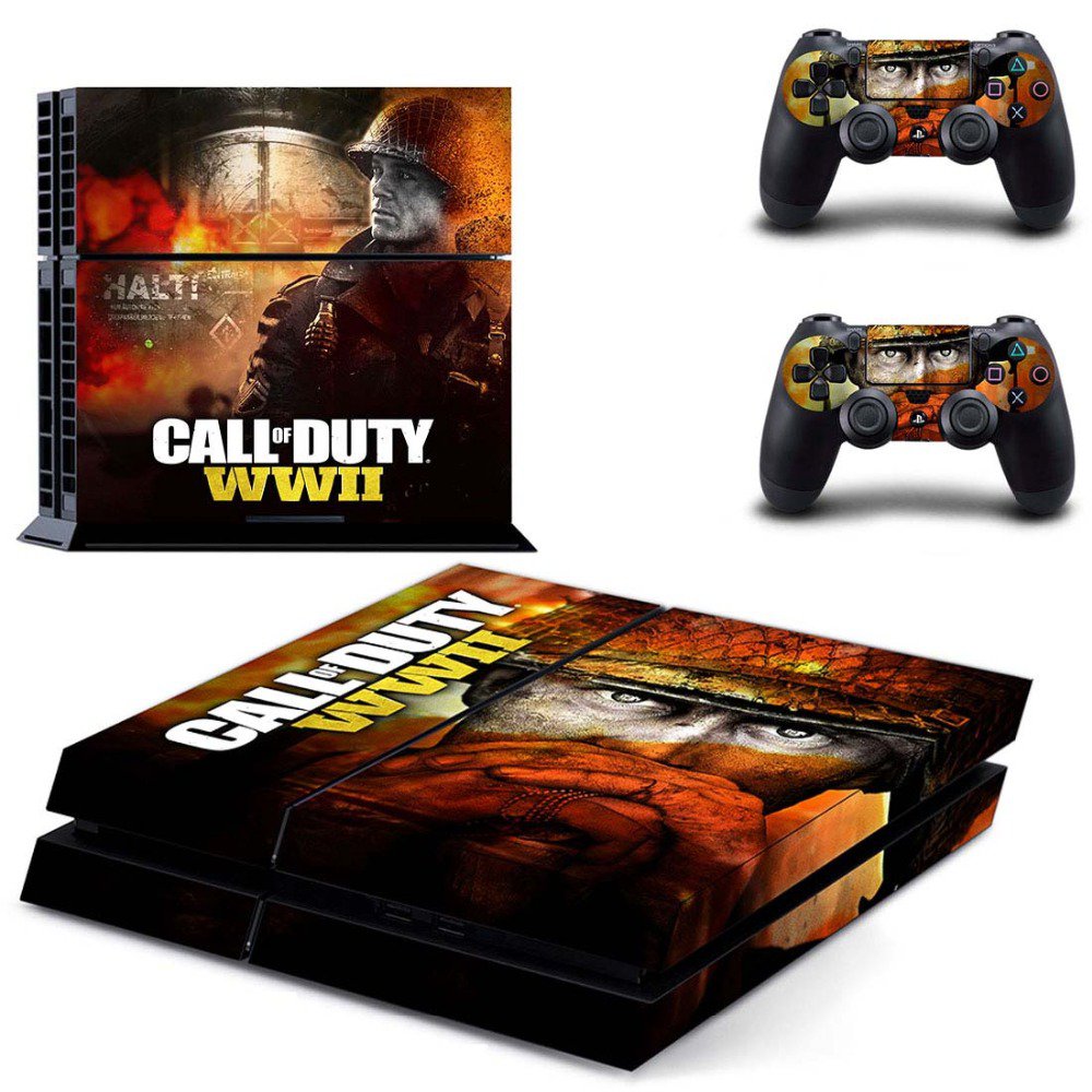 Call of Duty New Design #02 Decal For Play Station 4 Console + 2 Controller