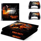 Call of Duty New Design #04 Decal For Play Station 4 Console + 2 Controller