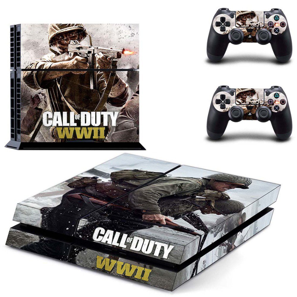 Call of Duty New Design #08 Decal For Play Station 4 Console + 2 Controller