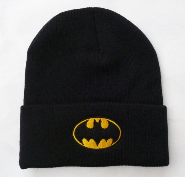 Batman Winter Hat Knitted Caps for Winter Snow Cold