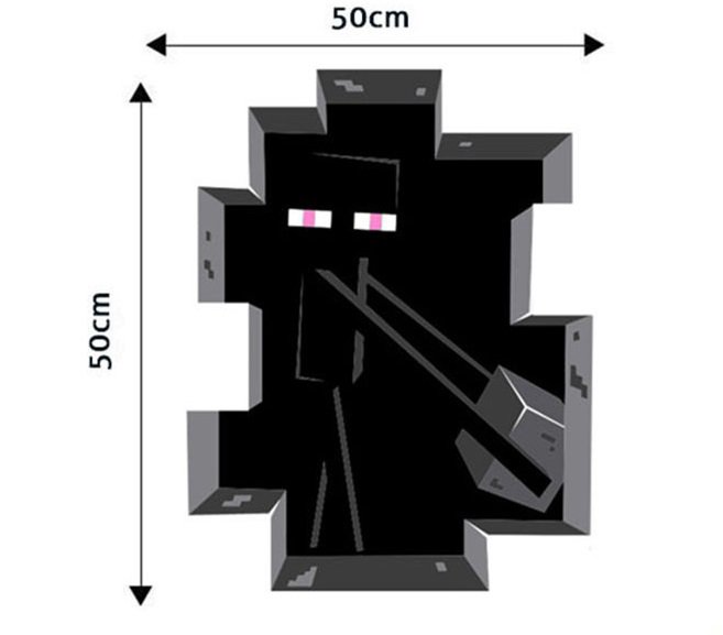 Minecraft Steve #47 Wall Sticker Wall Decals for Decorative Kids Room