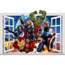 The Avengers Super Heroes Wall Sticker Wall Decals for Decorative Kids Room