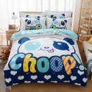 Twin Size Cute Panda Cartoon Bedding Set Quilt Cover Pillow Case Bedsheet