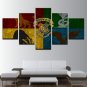 Harry Potter 5 Piece Wall Art Canvas Prints (40x60cm, 40x80cm, 40x100cm)