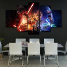 Star Wars 5 Piece Wall Art Canvas Prints (20X30cm,20X40cm,20X50cm)