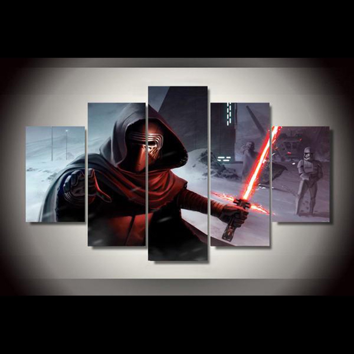 Star Wars 5 Piece Wall Art Canvas Prints (20X30cm,20X40cm,20X50cm)