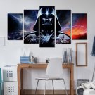 Star Wars 5 Piece Wall Art Canvas Prints (30x40cm, 30x60cm, 30x80cm)