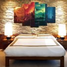 Star Wars 5 Piece Wall Art Canvas Prints (30x40cm, 30x60cm, 30x80cm)