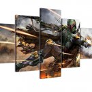 Star Wars 5 Piece Wall Art Canvas Prints (30x40cm, 30x60cm, 30x80cm)