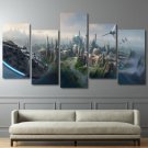 Star Wars 5 Piece Wall Art Canvas Prints (20x40cm,20x55cm)